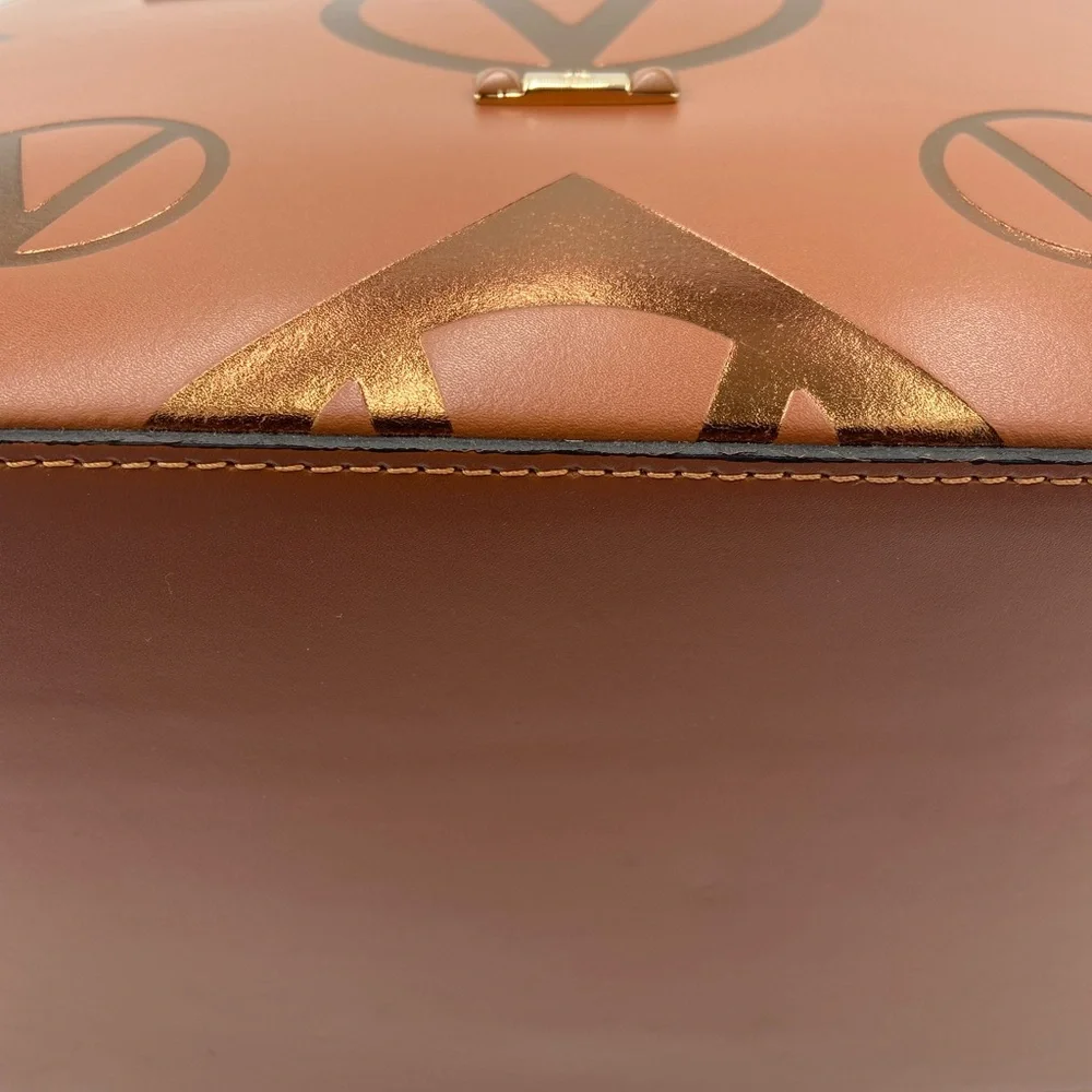 NEW! VALENTINO BY MARIO VALENTINO MAGNUS SOHO MONOGRAM LEATHER TOTE - Picture 12 of 16